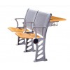 供应铝合金阶梯课桌椅生产厂家，课桌椅材质说明