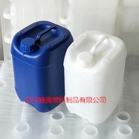 白色10升塑料方桶蓝色10公斤堆码桶10L塑料桶