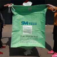 汕头工厂直销绿色集装袋可装工业盐塑料粒子化学用品吨袋1吨承重