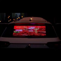 全新智能LED车载屏  3D短视频广告  免费安装