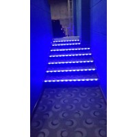 铝合金台阶踏步灯楼梯包角灯万达幸福蓝海电影院专用带号码牌