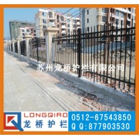 江苏锌钢护栏围栏订制 厂区拼装式围墙护栏 铁艺栅栏 小区围墙