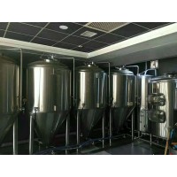 石家庄酒店自酿原浆啤酒设备 生产1吨啤酒的设备配置